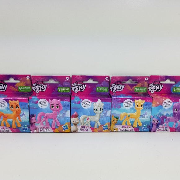 My Little Pony Action figures cake decorations set aproximately 2" = or - - Picture 1 of 14